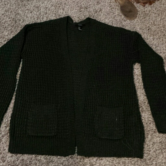 Greenish black sweater