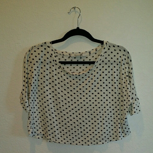 Polka Dot Crop Top - Picture 1 of 3