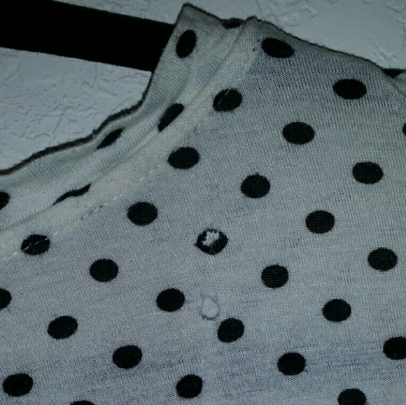 Polka Dot Crop Top - Picture 2 of 3