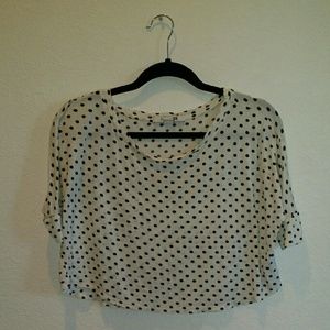 Polka Dot Crop Top