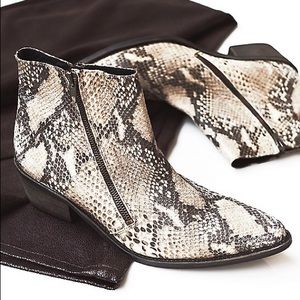 Free People Crossings Ankle Snake Bootie