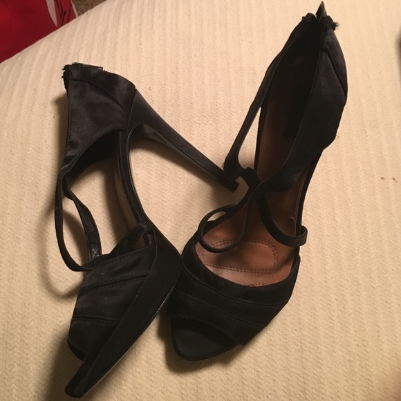 Sexy Zara black strap HIGH heel