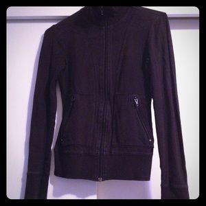 Nordstrom black zip-up