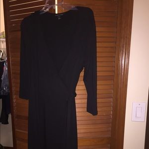 Black Banana Republic wrap dress