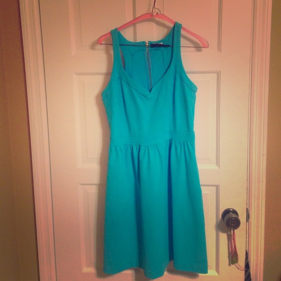 Cynthia Rowley turquoise dress.