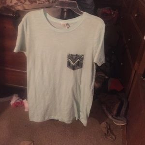 Pink by vs tee shirt in a light bluish color!