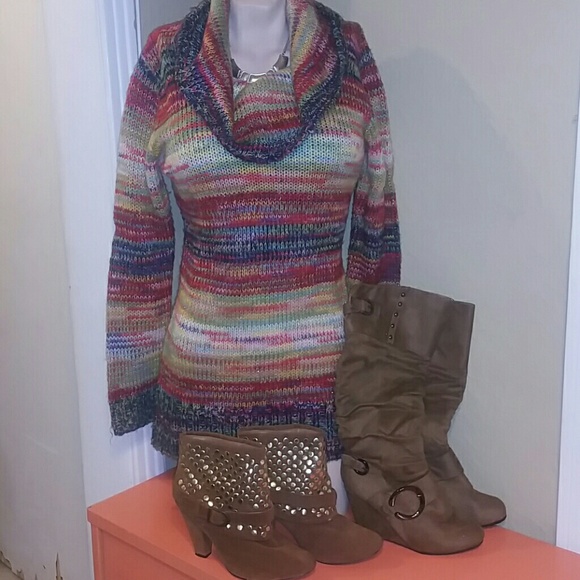 XL cowl neck sweater