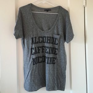 Alcohol caffeine nicotine tee