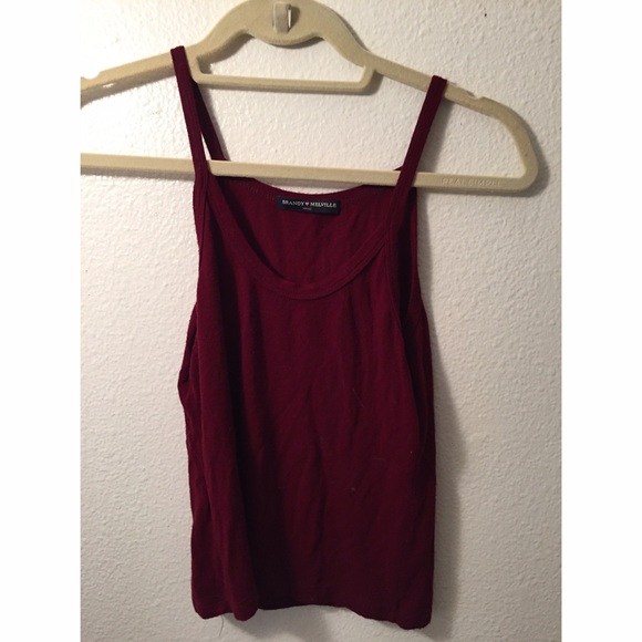 Maroon Brandy tank