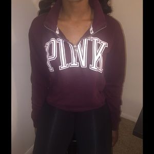 PINK burgundy sweatshirt