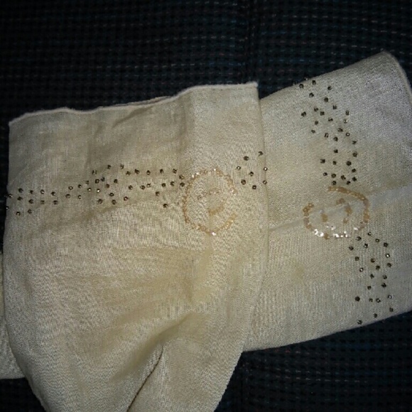 Modern Images cream color blouse beaded medium - Picture 4 of 4