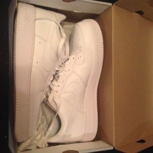 Nike Air Force 1s All White Size 13 Men's