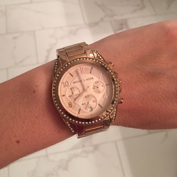 Michael Kors Accessories - Rose gold Michael Kors "Blair" watch