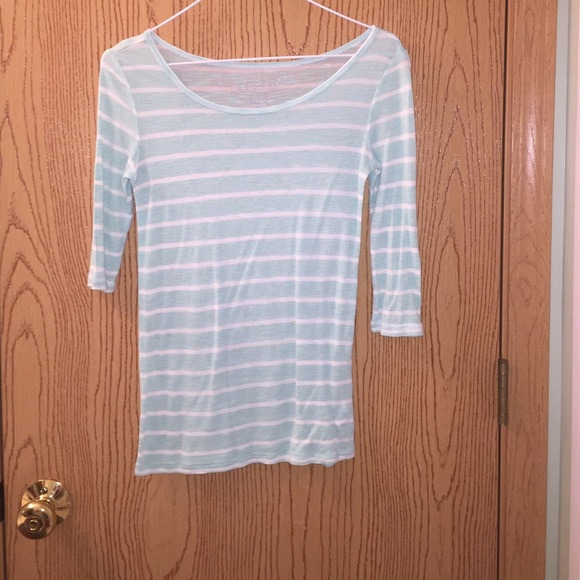 Elbow Length Striped shirt