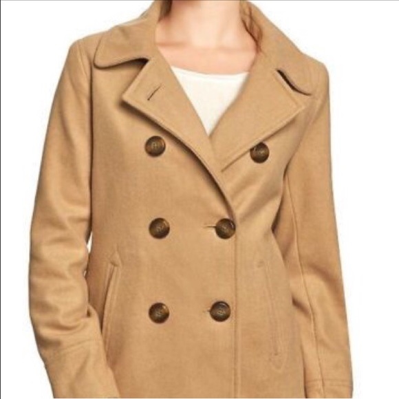 Old navy camel pea coat Clearance