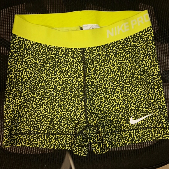 Neon Green Nike Pro Spandex