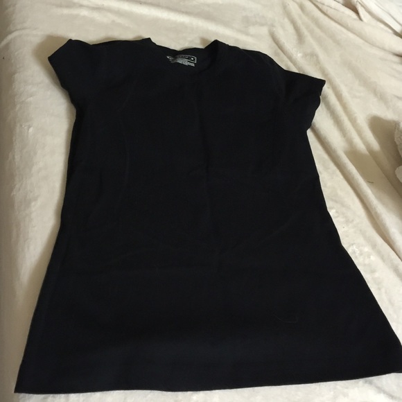 Black workout shirt
