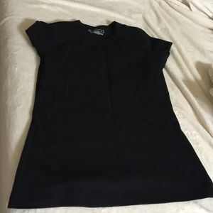 Black workout shirt