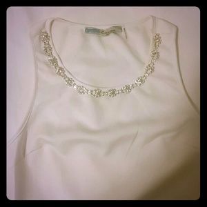 A white elegant dress