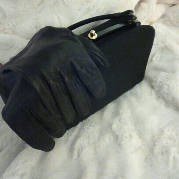 Gloves n purse vintage 2 for one price