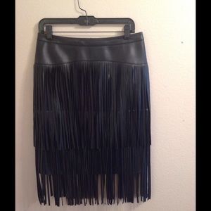 BCBG Fringe Skirt
