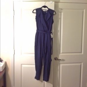 H&M Navy Blue Jumpsuit