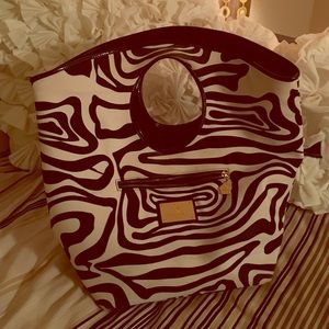 Authentic Black and White Trina Turk Bag.