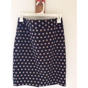 Ann Taylor Loft Polka Dot Skirt