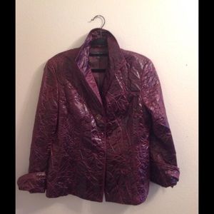 Lafayette 148 Pleather Jacket