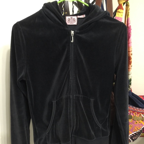 Juicy couture valor tracksuit jacket. Black
