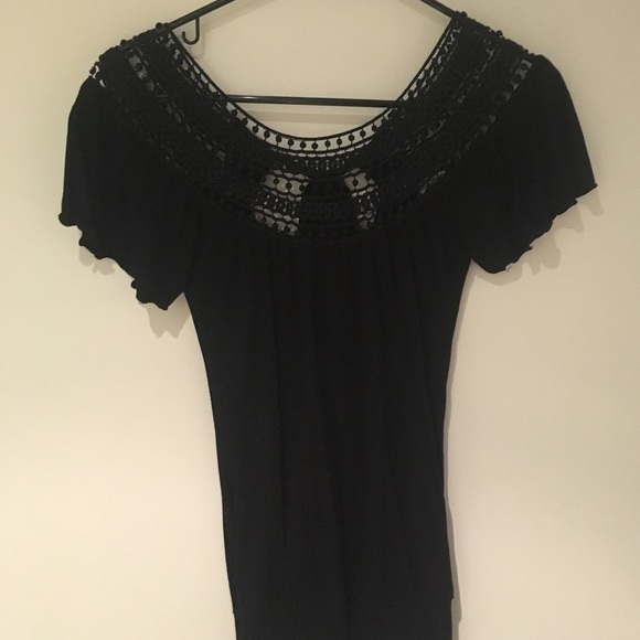 Black Buckle Top
