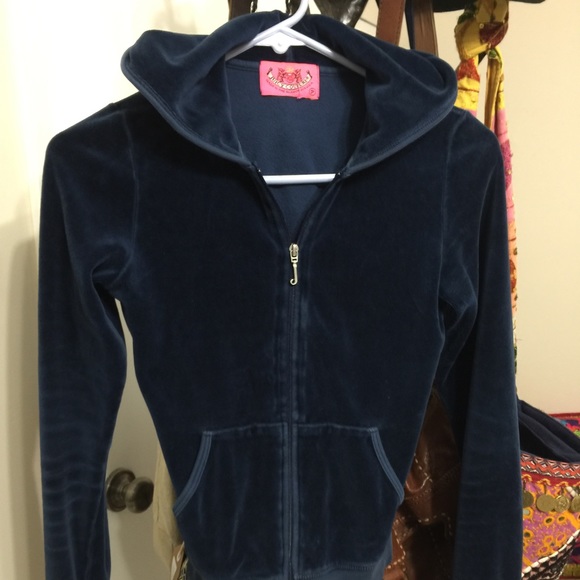 Juicy couture valor deep blue tracksuit jacket.