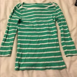 Jcrew long sleeve striped tee