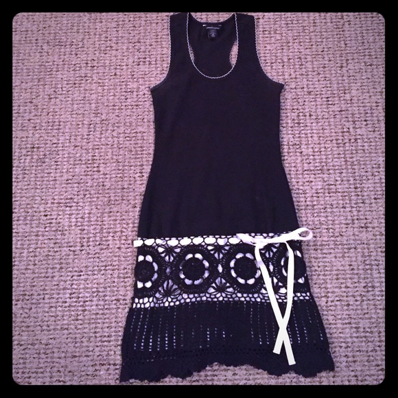 Black tank dress