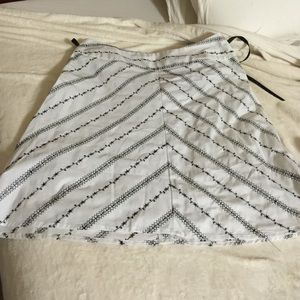 Black and white skirt