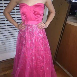 Pink prom dress