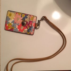 Coach ID lanyard