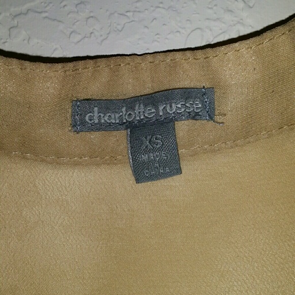 Tan Sheer Top - Picture 3 of 3