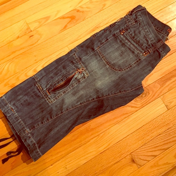 Ted Baker Boyfriend Capri cargo jeans