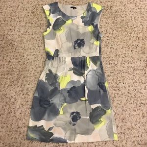 Theory size 0 watercolor print dress