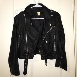 Nasty gal moto zip crop jacket