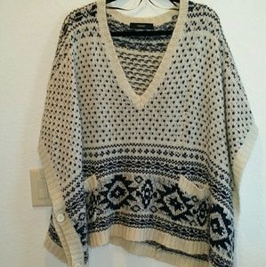 Pendleton Print Poncho
