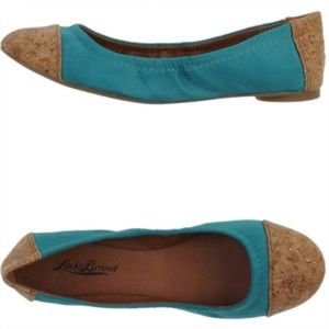 Lucky Brand Turquoise Evia Flats