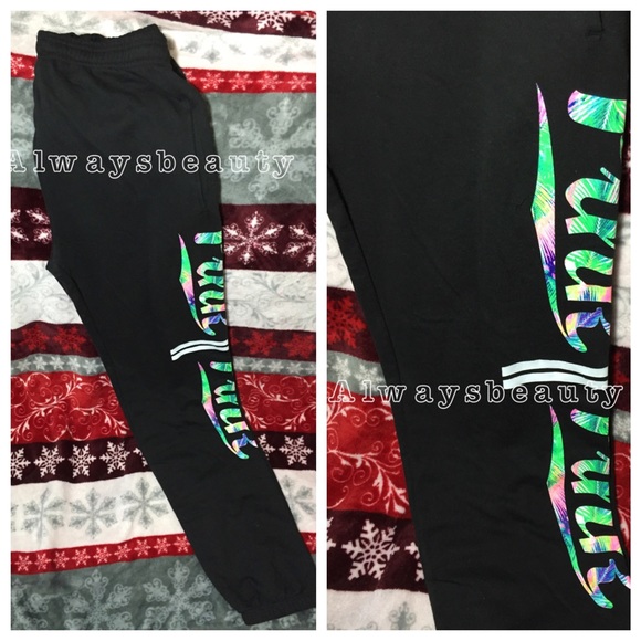 Victoria's Secret PINK Tropical Palm Campus Pant