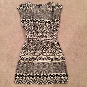 Aztec pattern dress