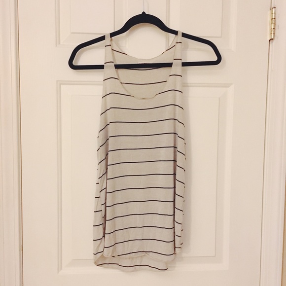 Brandy Melville Striped Racerback Tank