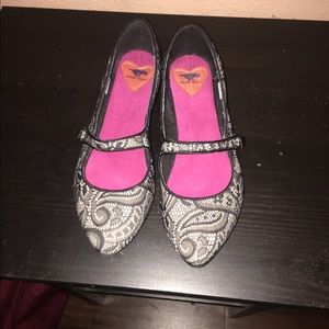Rocket Dog Lace Flats-7.5