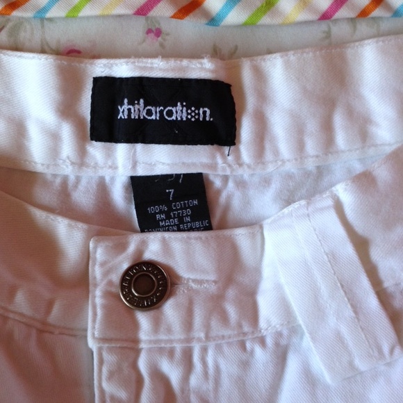 XHILARATION WHITE CHINOS CARGO 7 JR - Picture 4 of 4