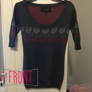 Fox Girls Sweater Shirt