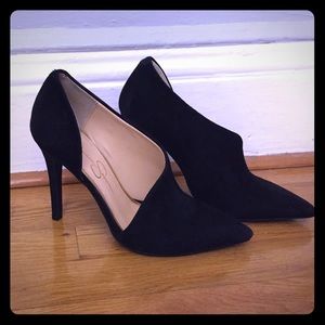 Jessica Simpson suede heels